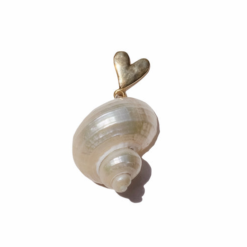 LUNA AMOR + CARACOL EARRING